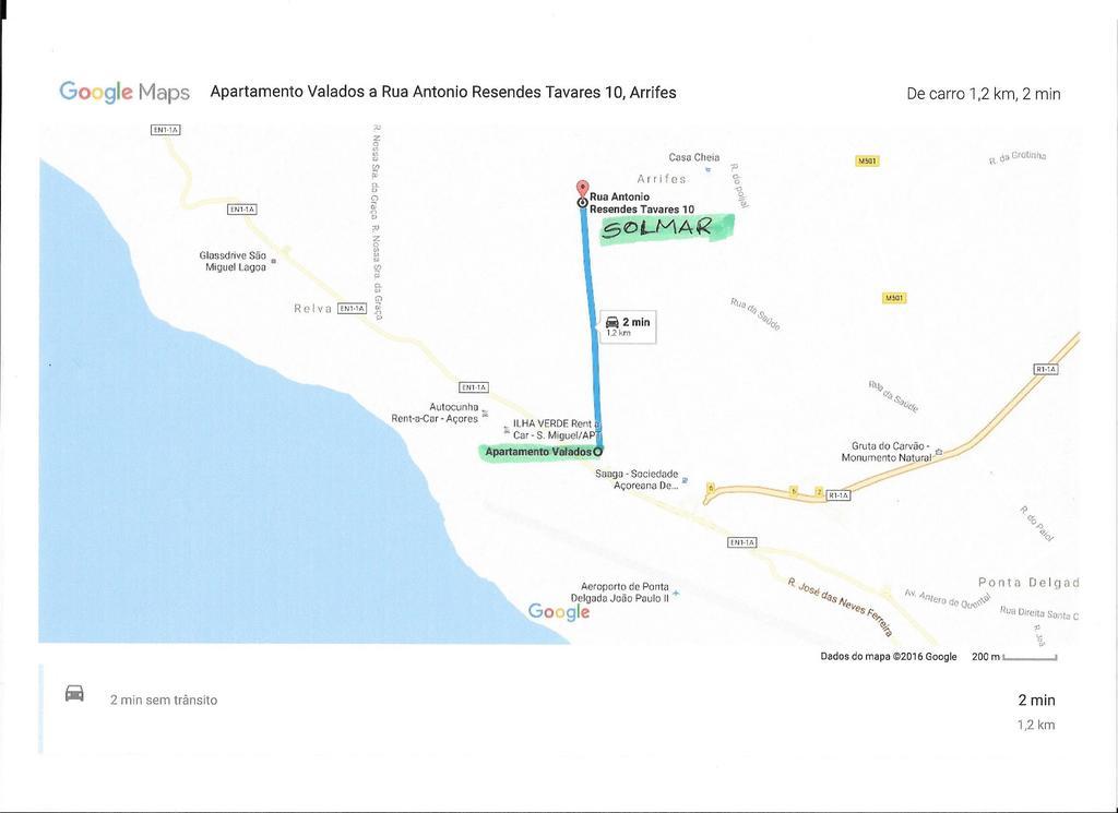 Apartamento Valados Ponta Delgada Zewnętrze zdjęcie